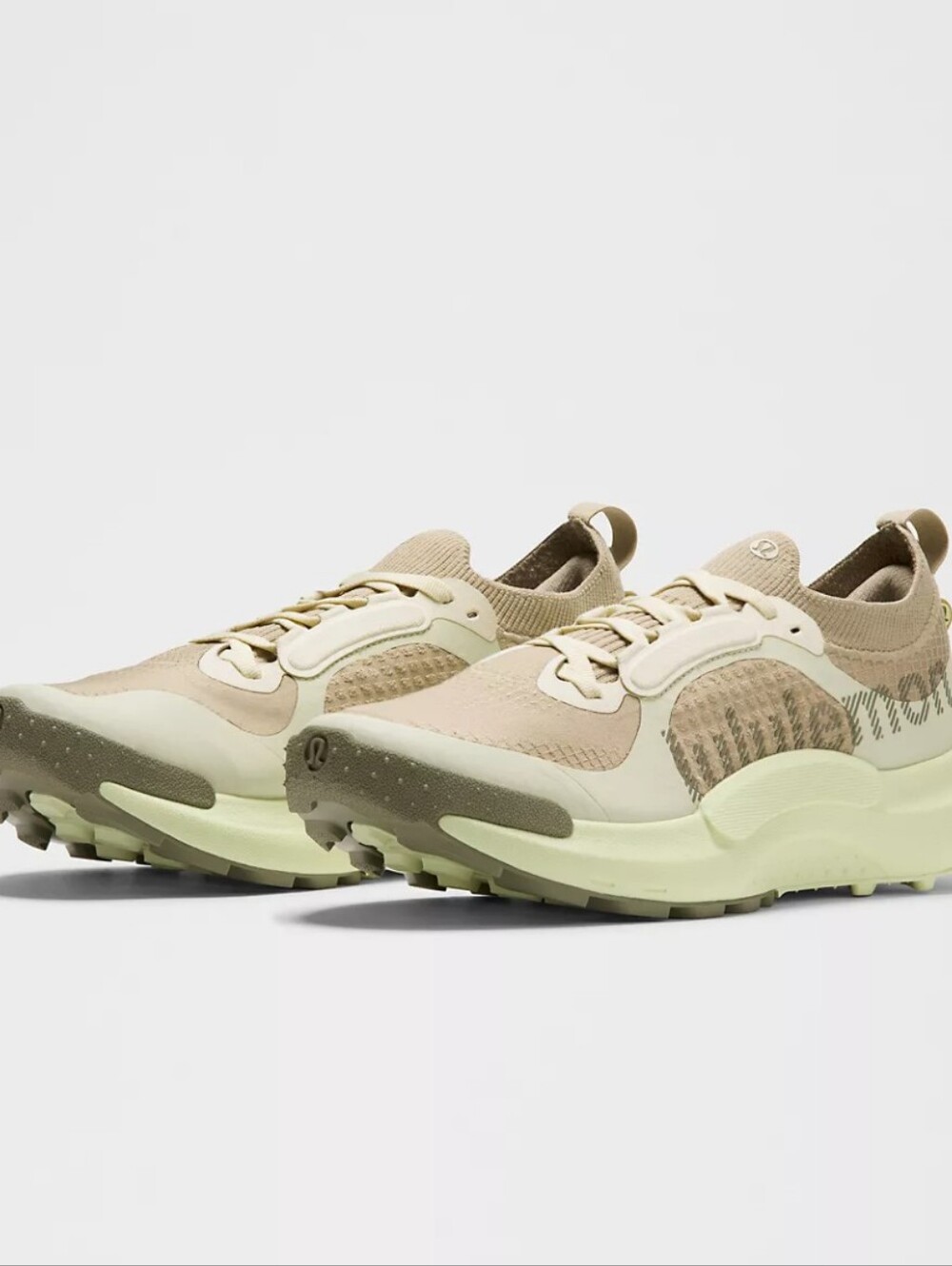 lululemon athletica Wild Feel Women's Green 10 Olive Trail Sneakers